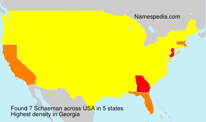 Surname Schaeman in USA Surname Schaeman in USA