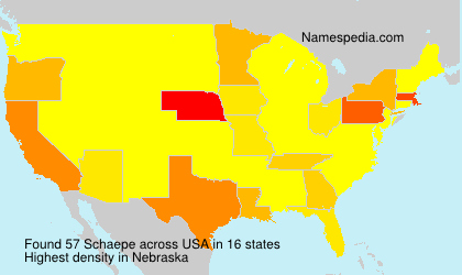Surname Schaepe in USA Surname Schaepe in USA