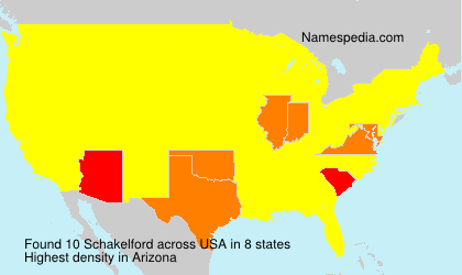 Surname Schakelford in USA Surname Schakelford in USA