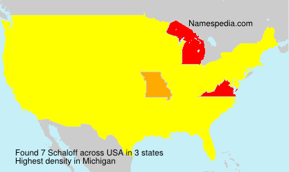 Surname Schaloff in USA Surname Schaloff in USA