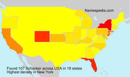 Surname Schanker in USA Surname Schanker in USA
