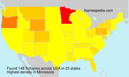 Surname Schanno in USA Surname Schanno in USA