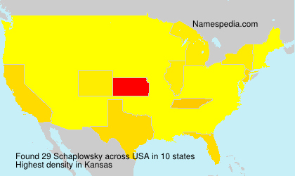Surname Schaplowsky in USA Surname Schaplowsky in USA