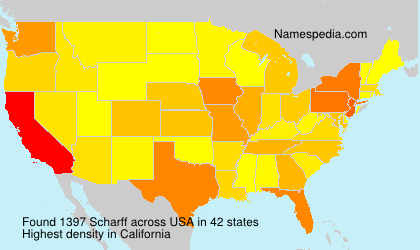 Surname Scharff in USA Surname Scharff in USA