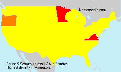 Surname Schatto in USA Surname Schatto in USA