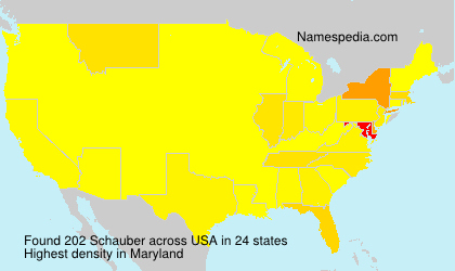 Surname Schauber in USA Surname Schauber in USA