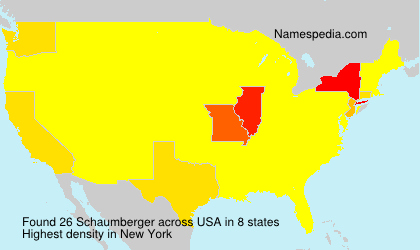 Surname Schaumberger in USA Surname Schaumberger in USA