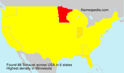 Surname Schaust in USA Surname Schaust in USA