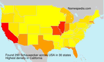 Surname Schauwecker in USA Surname Schauwecker in USA