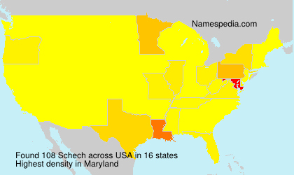 Surname Schech in USA Surname Schech in USA