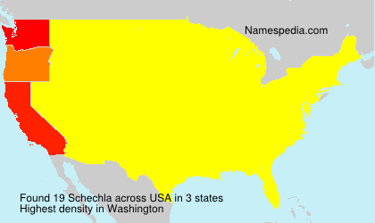 Surname Schechla in USA Surname Schechla in USA
