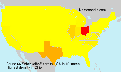 Surname Scheckelhoff in USA