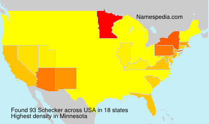 Surname Schecker in USA Surname Schecker in USA
