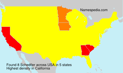 Surname Schedtler in USA Surname Schedtler in USA