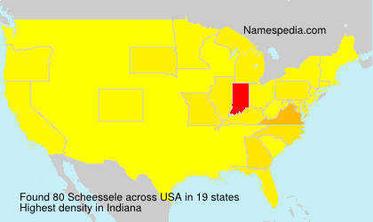 Surname Scheessele in USA Surname Scheessele in USA