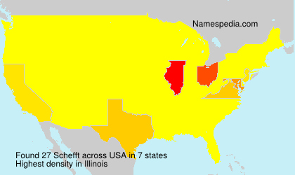 Surname Schefft in USA Surname Schefft in USA