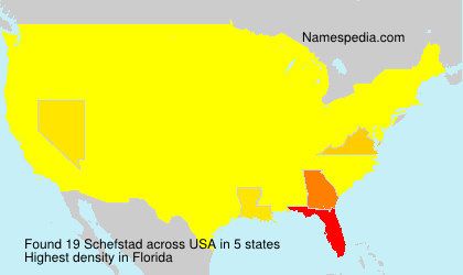 Surname Schefstad in USA Surname Schefstad in USA