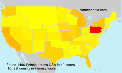 Surname Scheib in USA Surname Scheib in USA
