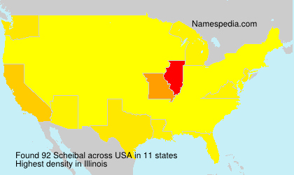Surname Scheibal in USA Surname Scheibal in USA