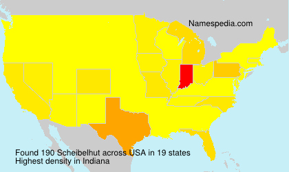 Surname Scheibelhut in USA Surname Scheibelhut in USA