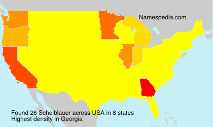 Surname Scheiblauer in USA Surname Scheiblauer in USA