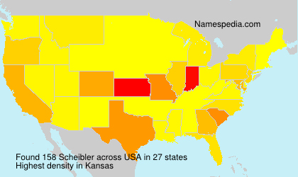 Surname Scheibler in USA Surname Scheibler in USA