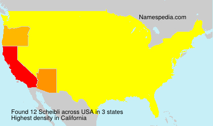 Surname Scheibli in USA Surname Scheibli in USA