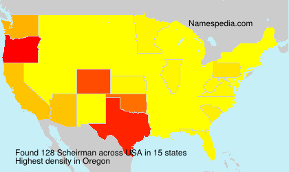 Surname Scheirman in USA Surname Scheirman in USA
