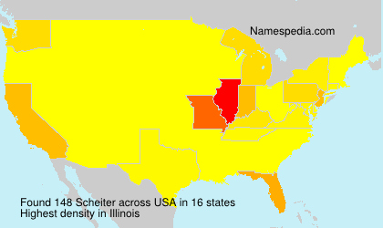 Surname Scheiter in USA Surname Scheiter in USA
