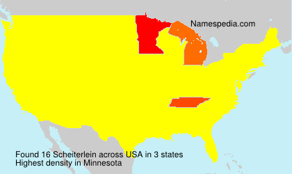 Surname Scheiterlein in USA Surname Scheiterlein in USA