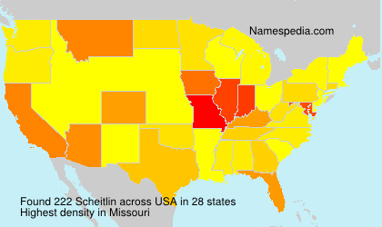 Surname Scheitlin in USA Surname Scheitlin in USA