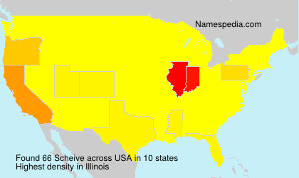 Surname Scheive in USA Surname Scheive in USA