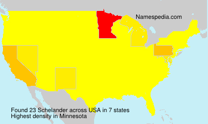 Surname Schelander in USA Surname Schelander in USA
