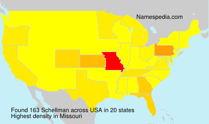 Surname Schellman in USA Surname Schellman in USA