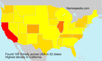 Surname Schelly in USA Surname Schelly in USA