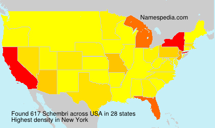 Surname Schembri in USA Surname Schembri in USA