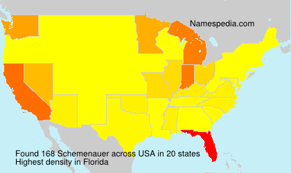 Surname Schemenauer in USA Surname Schemenauer in USA