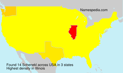 Surname Schenekl in USA Surname Schenekl in USA
