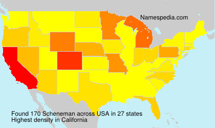 Surname Scheneman in USA Surname Scheneman in USA