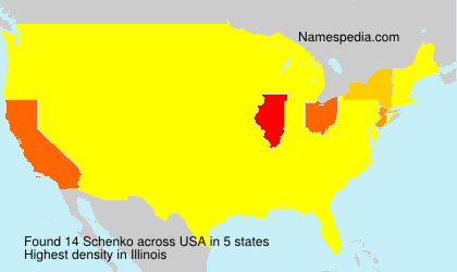 Surname Schenko in USA Surname Schenko in USA