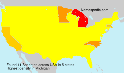 Surname Schenten in USA Surname Schenten in USA
