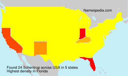 Surname Schentrup in USA Surname Schentrup in USA