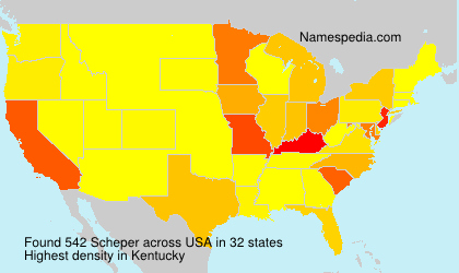 Surname Scheper in USA Surname Scheper in USA