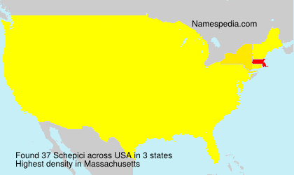 Surname Schepici in USA