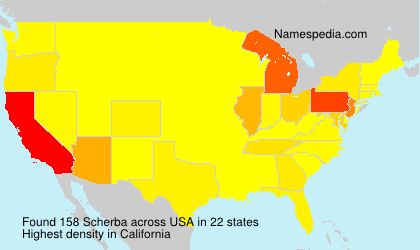 Surname Scherba in USA Surname Scherba in USA