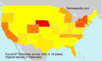 Surname Scherbak in USA Surname Scherbak in USA