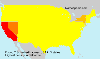 Surname Scherberth in USA Surname Scherberth in USA