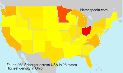 Surname Scherger in USA Surname Scherger in USA