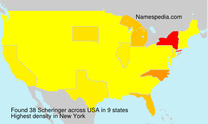 Surname Scheringer in USA Surname Scheringer in USA