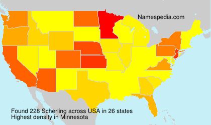 Surname Scherling in USA Surname Scherling in USA